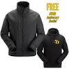 Snickers 1158 Winter Jacket - Black + FREE 50th Anniversary Hoodie !